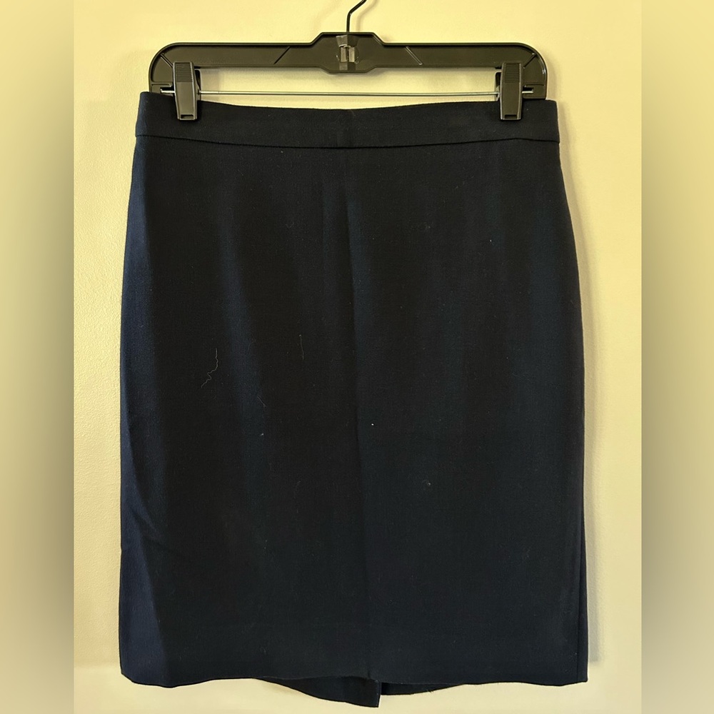 Ann Taylor Navy Pencil Skirt